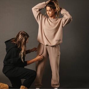 Tribe Kelley Butter Sweats Crew Desert Mirage - Medium